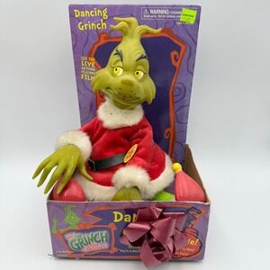 Gemmy 2000 Dancing Grinch Animated Singing Plush How The Grinch Stole Christmas
